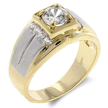 CZ Eye Cut Men's Ring #10 *USA IMPORT* LOCAL STOCK